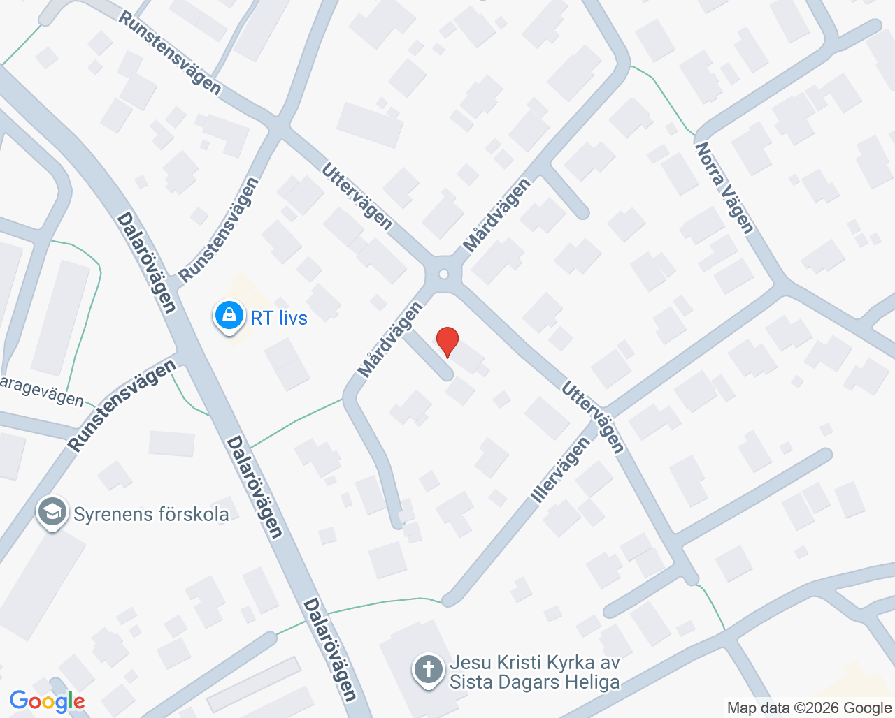 Karta till Haninge Rehab-Logopedi