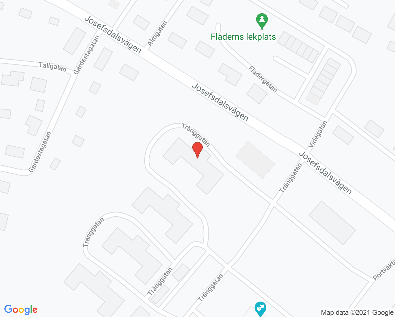 Karta till Rättspsykiatrins öppenvårdsmottagning, Sala
