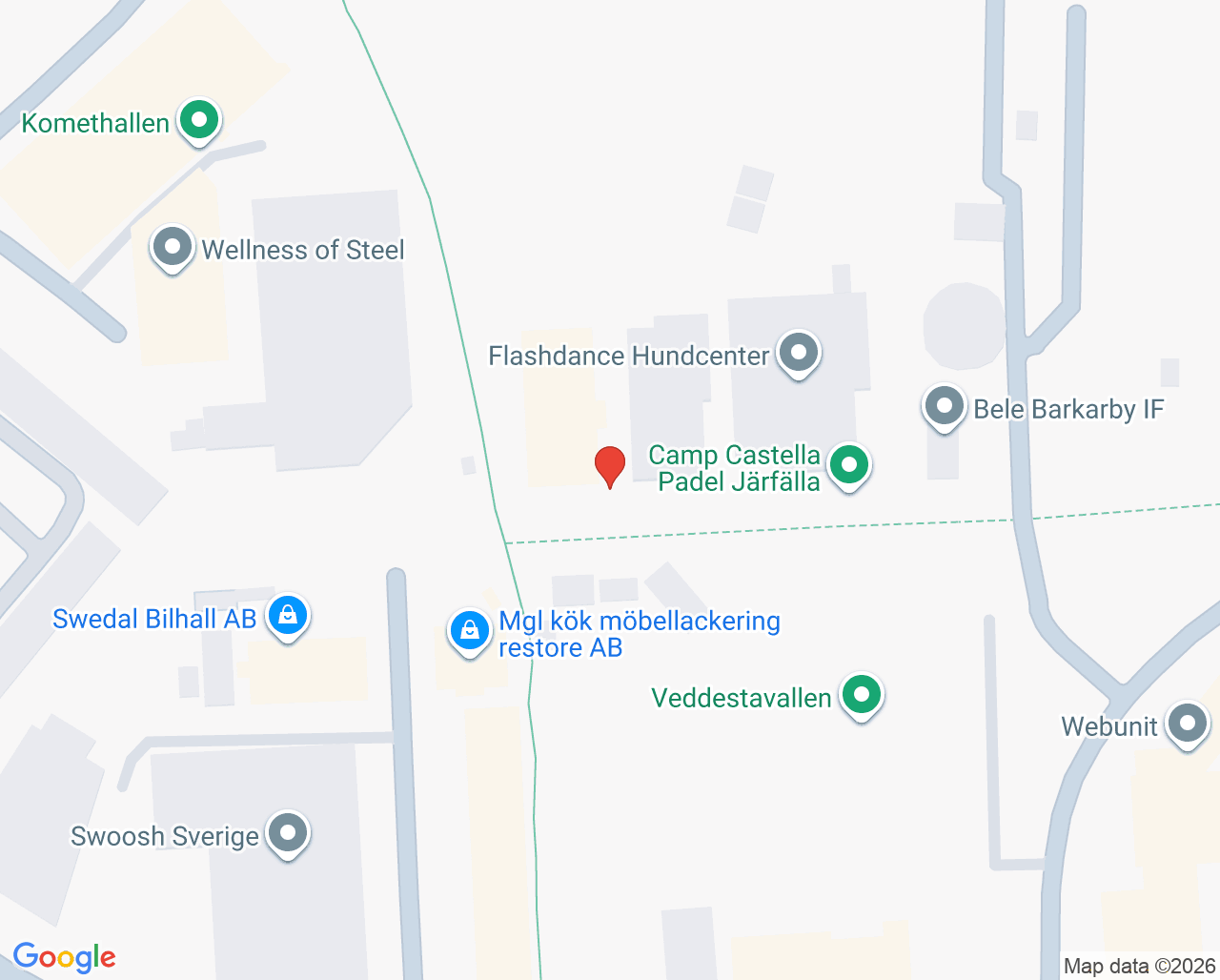 Karta till Capio ASIH Västerort