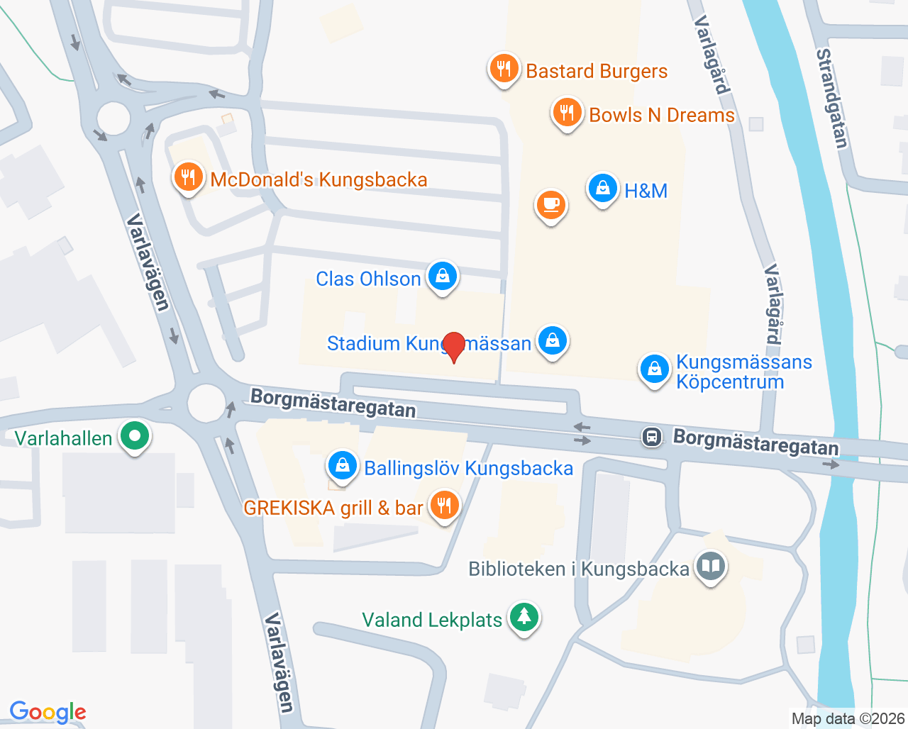 Karta till Myndighetsutövning Biståndsenheten, Kungsbacka
