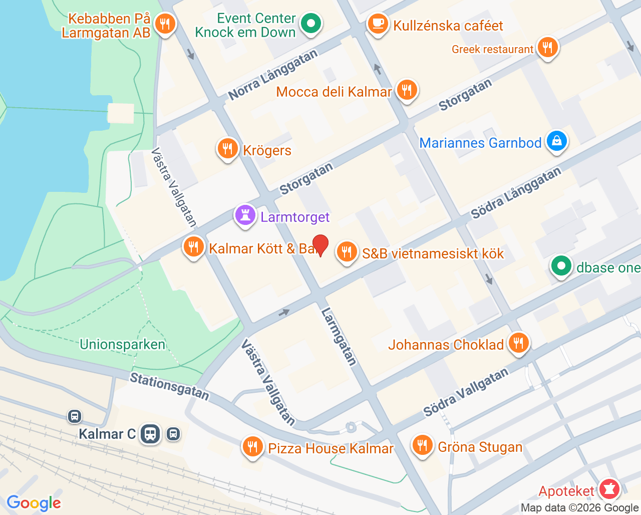 Karta till Huddoktorn Kalmar