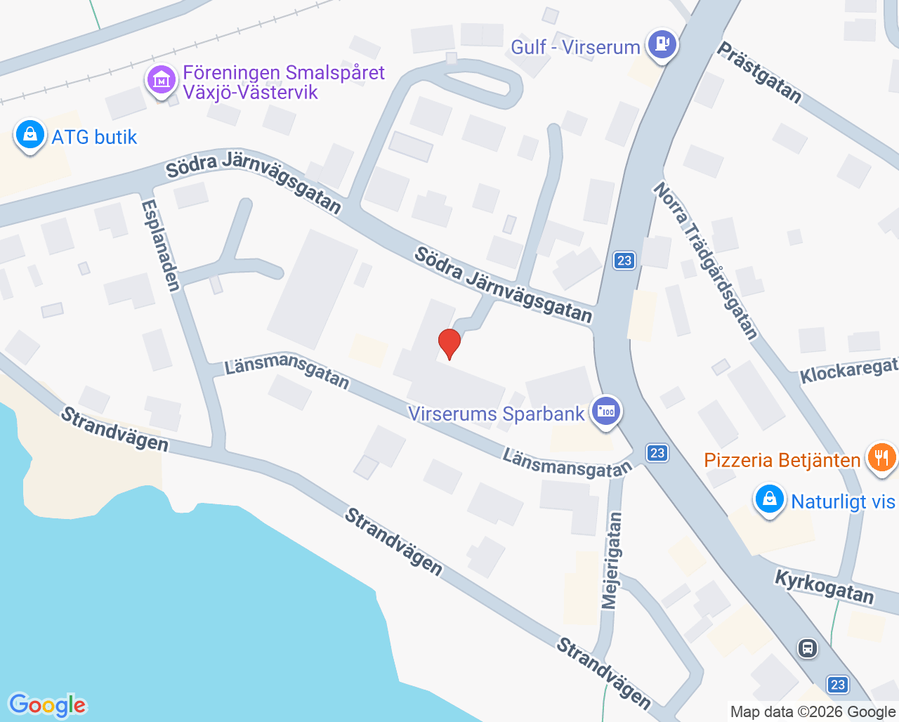 Karta till Läkarmottagning Dorrit Ruge