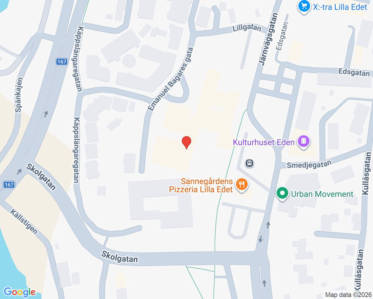 Karta till Folktandvården Lilla Edet, Lilla Edet