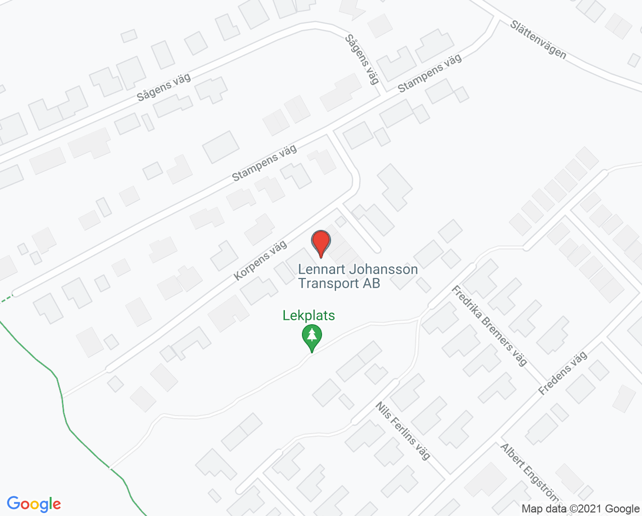 Karta till Hemsjukvårdsenhet Falkenberg, Falkenberg