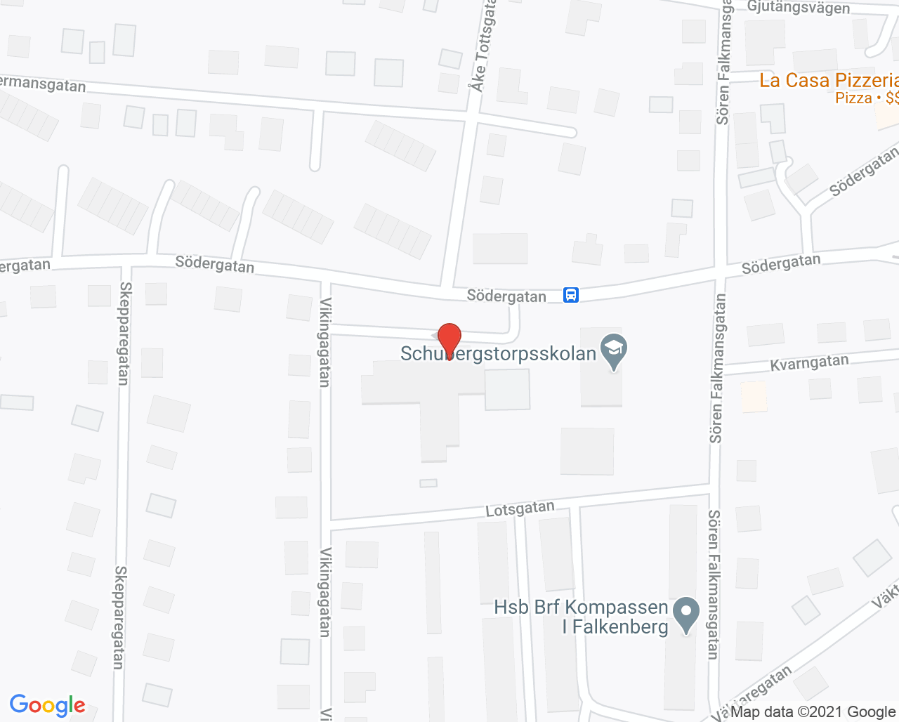 Karta till Boken, Falkenberg