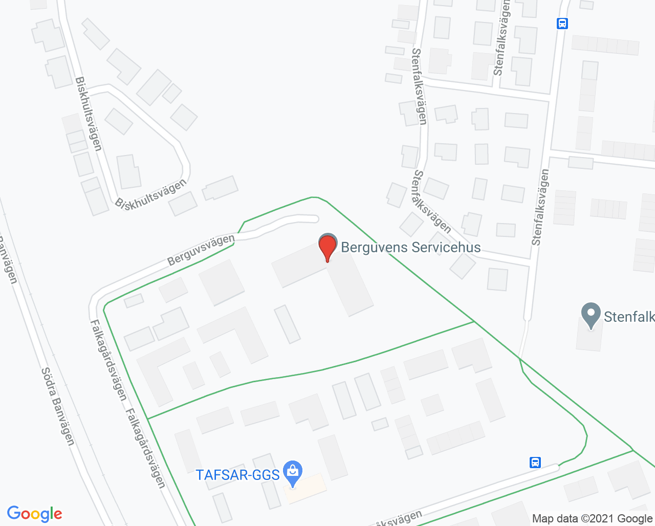 Karta till Berguven, Falkenberg