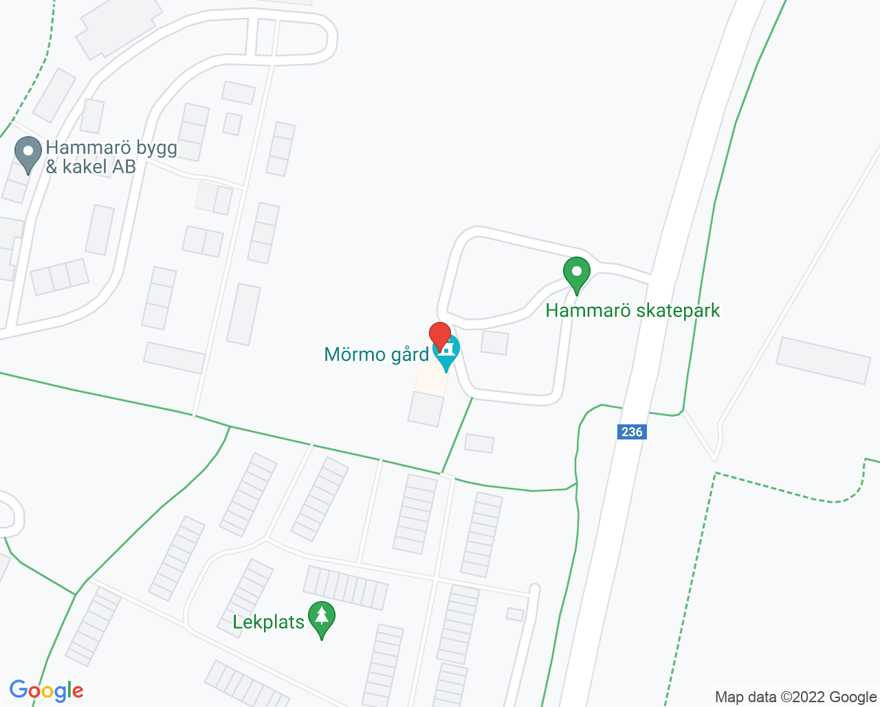 Karta till Familjecentralen Mörmo Gård Skoghall