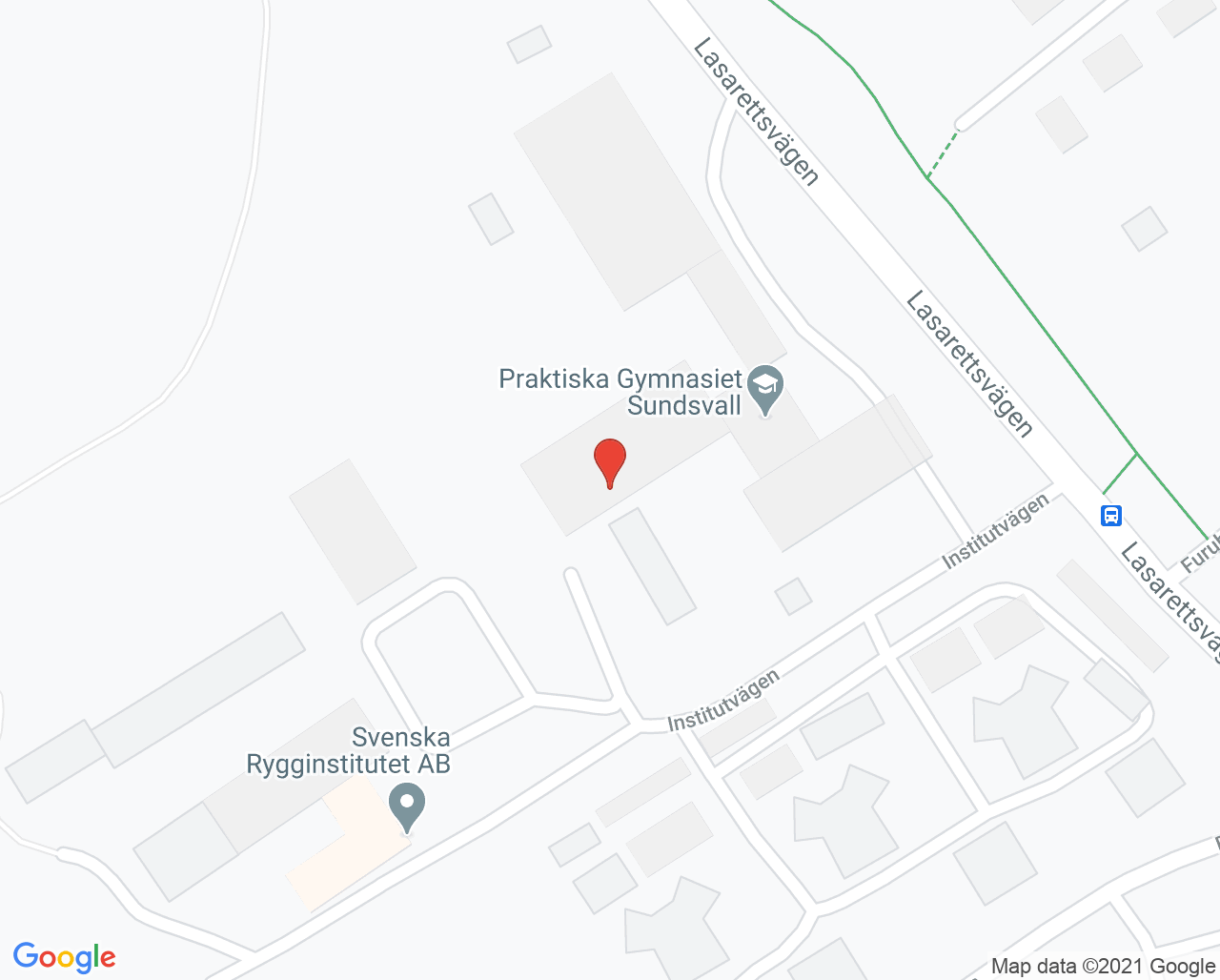 Karta till Capio Ögon Sundsvall