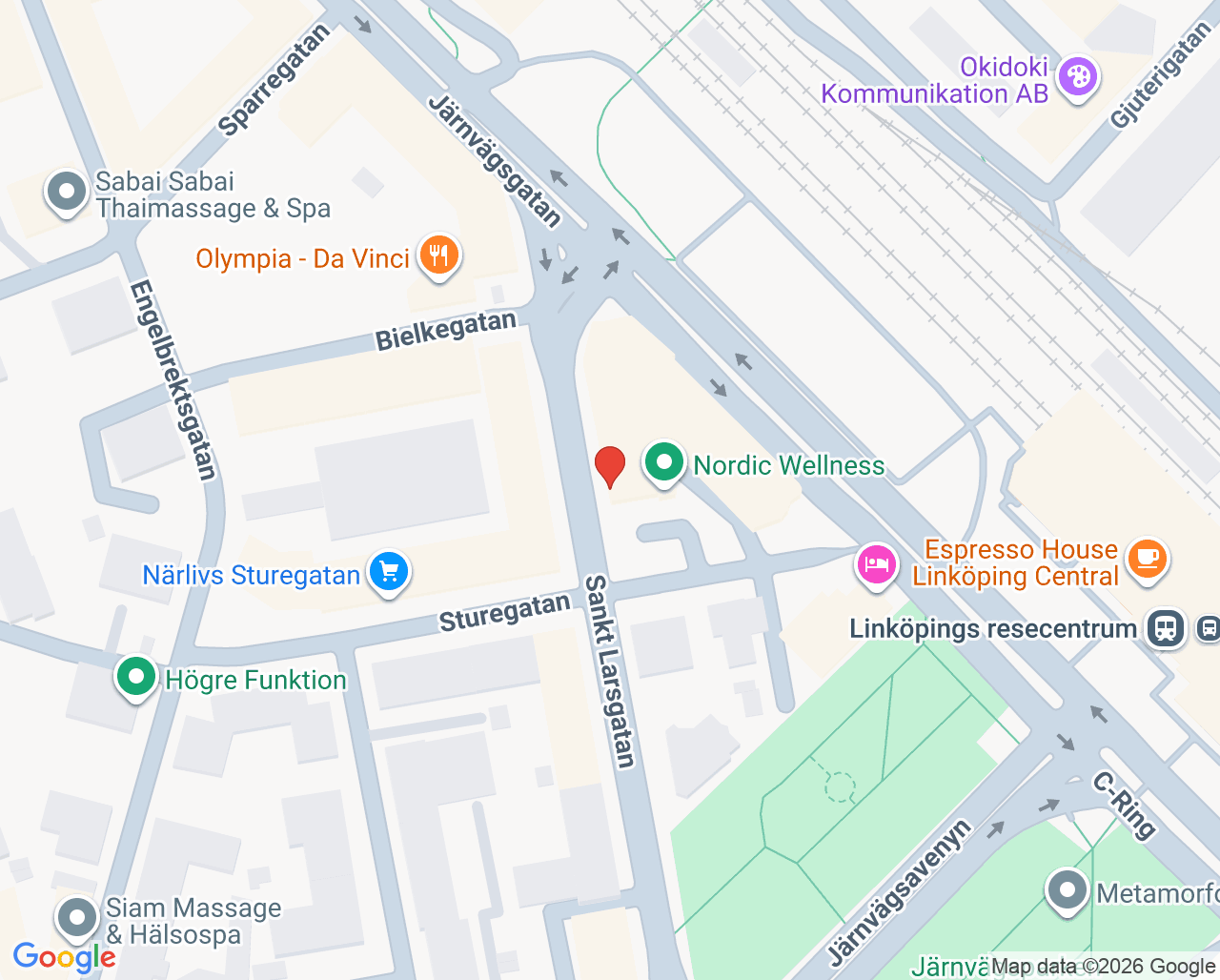 Karta till Smile Linköping