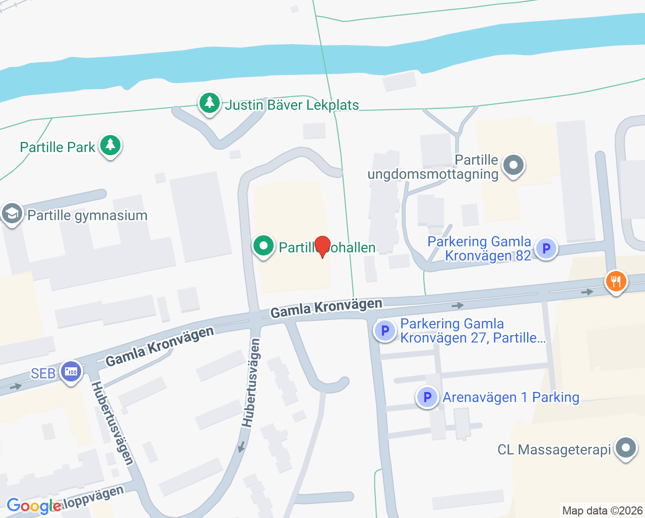 Karta till Partille Tand och Implantat Klinik