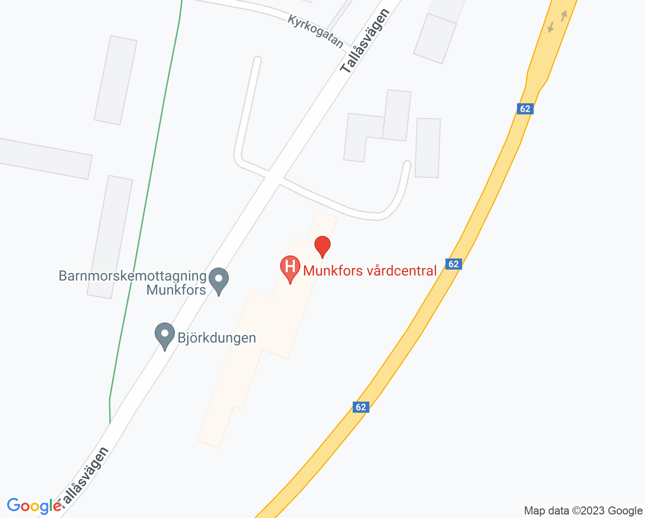 Karta till Provtagning vårdcentralen Munkfors