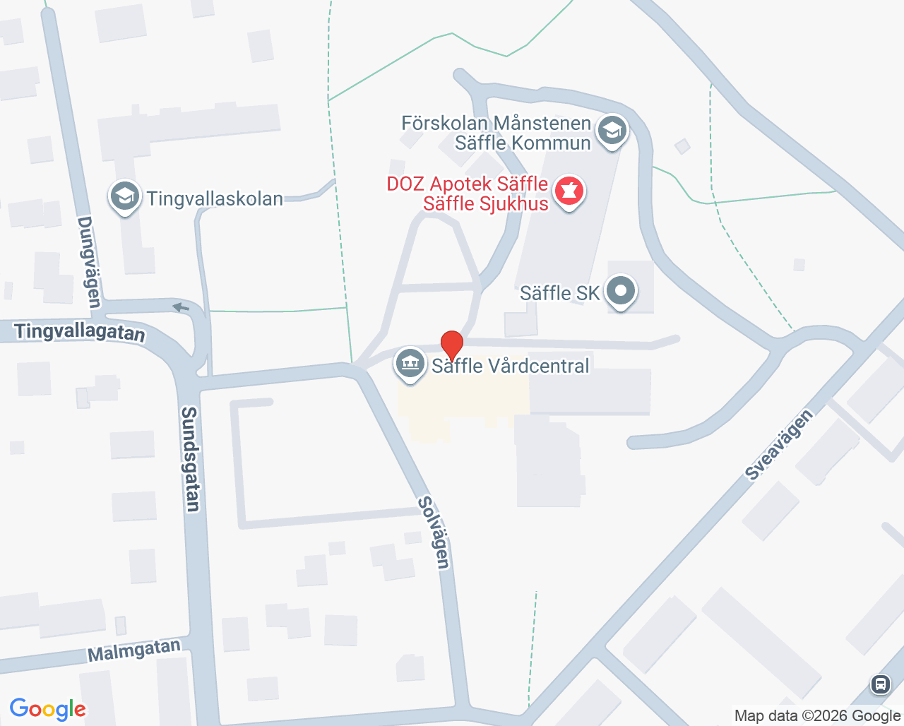 Karta till GeBlod Säffle