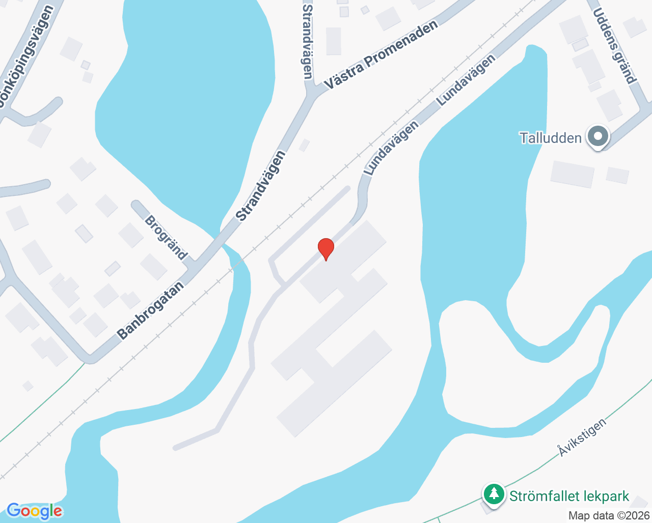 Karta till Vaggeryd Folktandvård