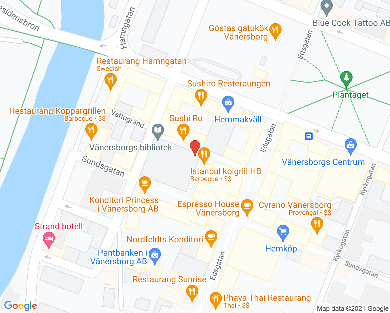 Karta till Smile Vänersborg