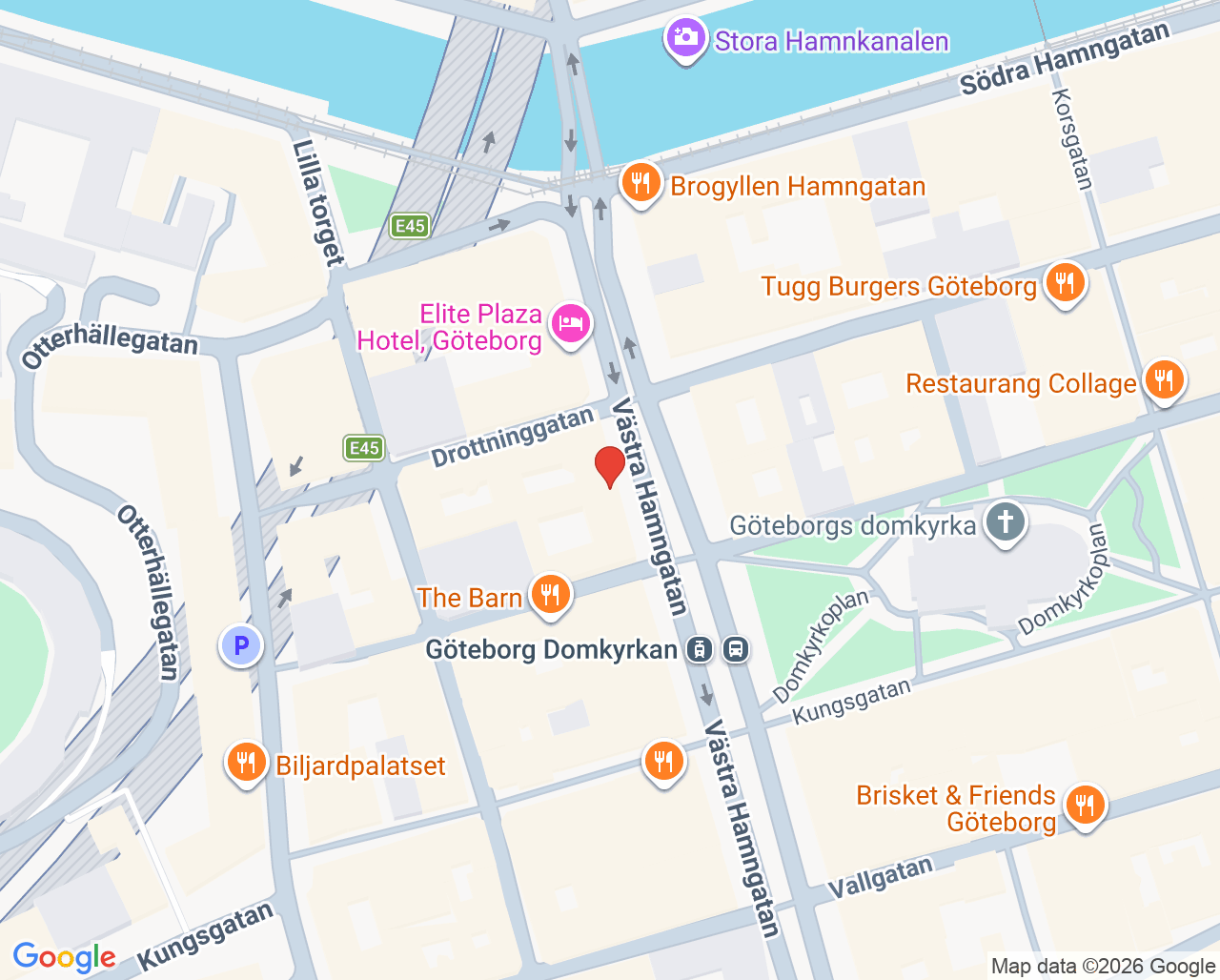 Karta till Sportrehab Domkyrkan