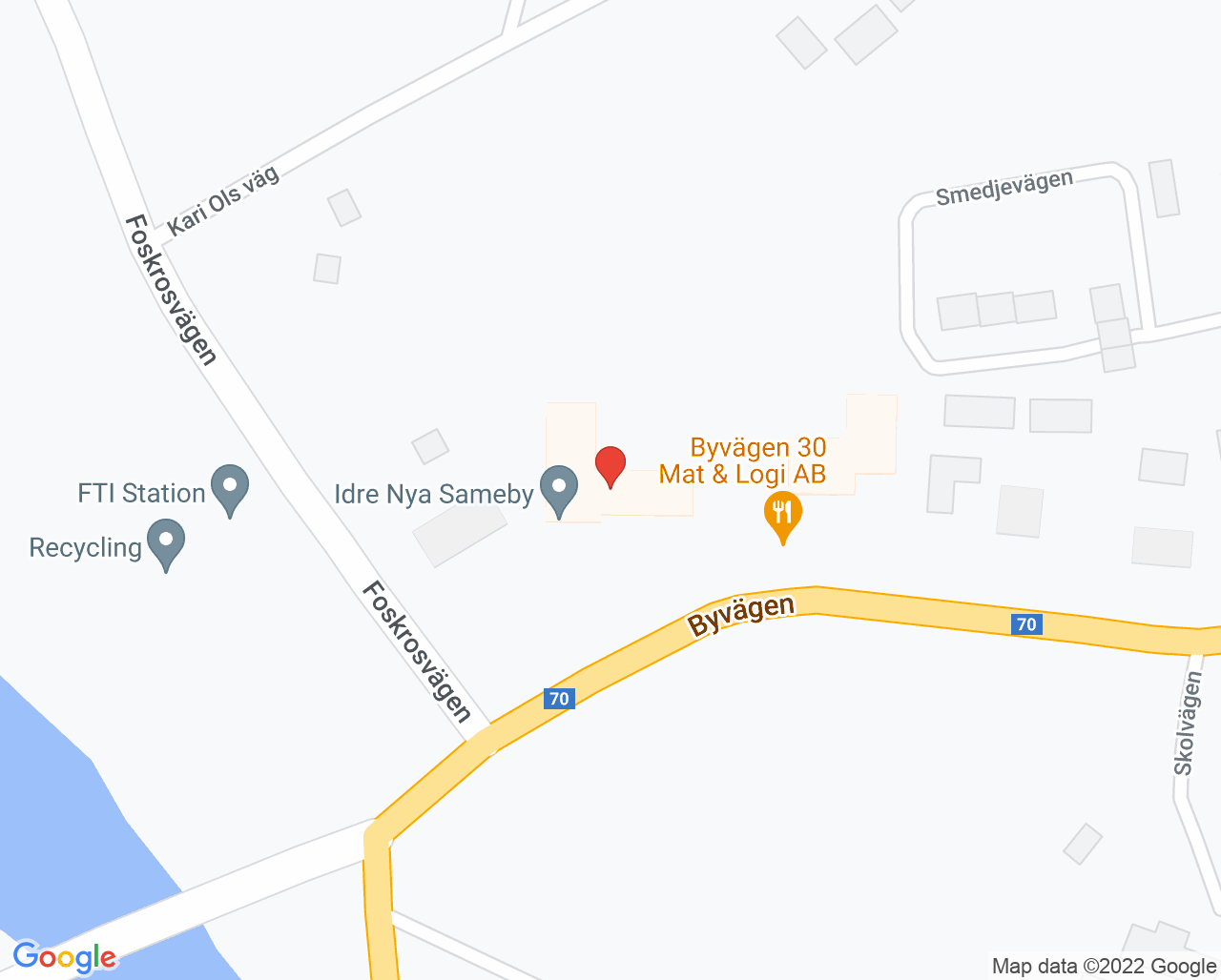 Karta till Folktandvården Idre