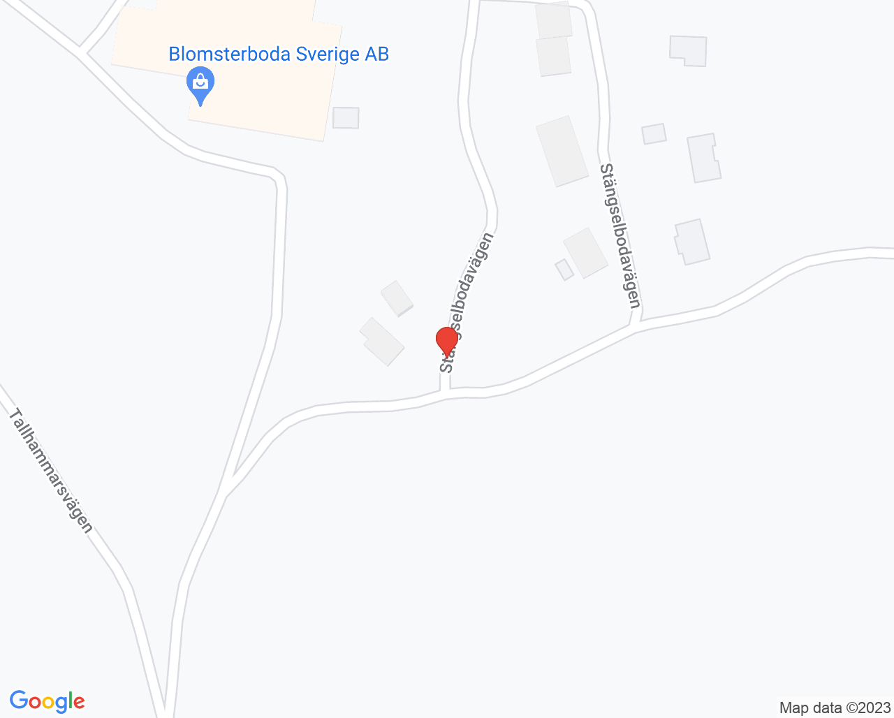 Karta till Limbra Vallentuna