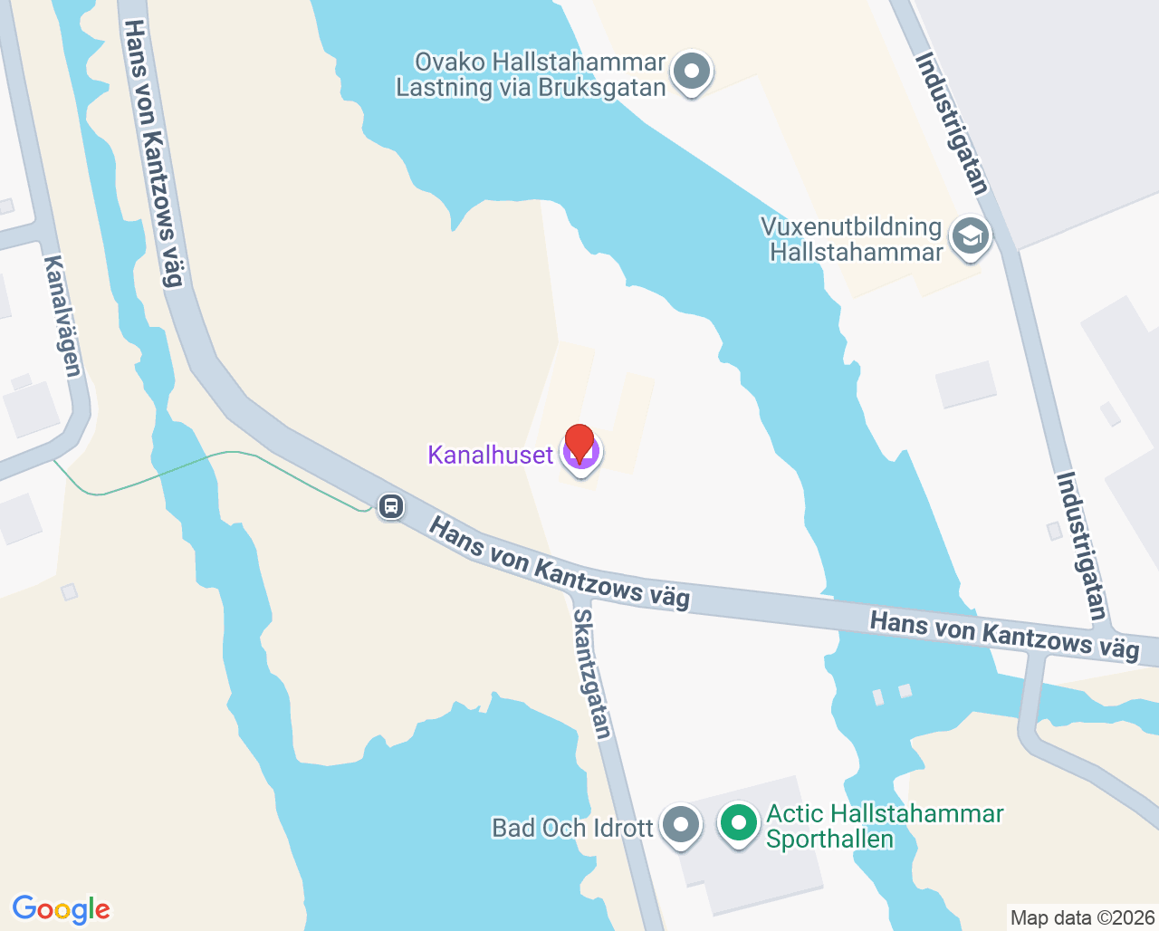 Karta till Ryggpraktiken Sverige