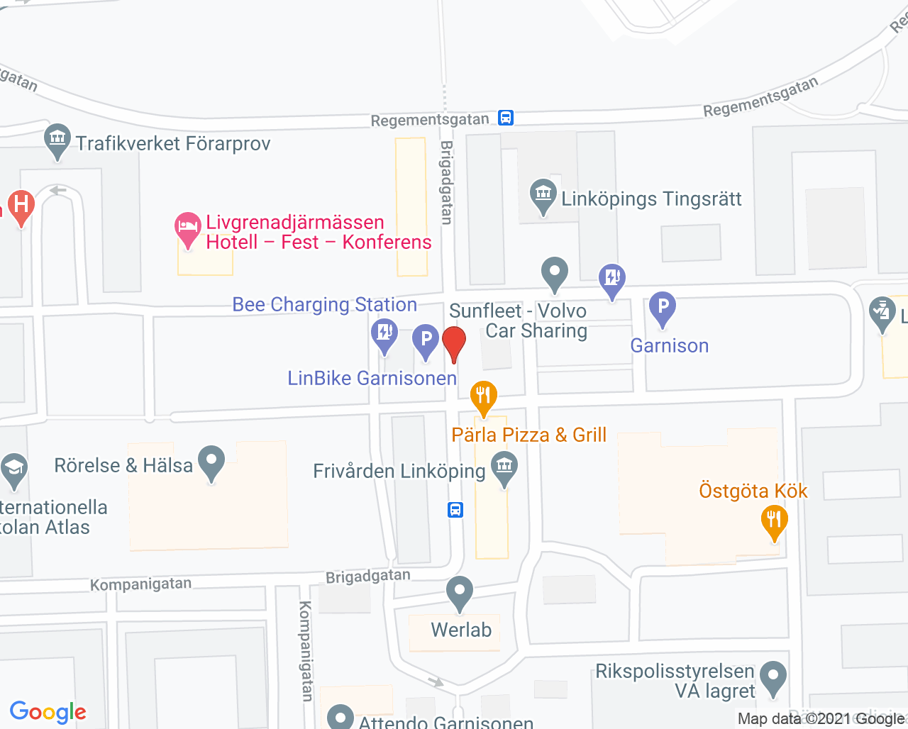 Karta till Plastikakademin