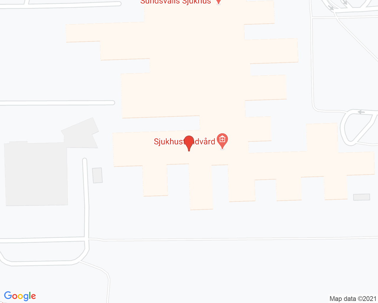 Karta till Teknisk hörselvård Sundsvall