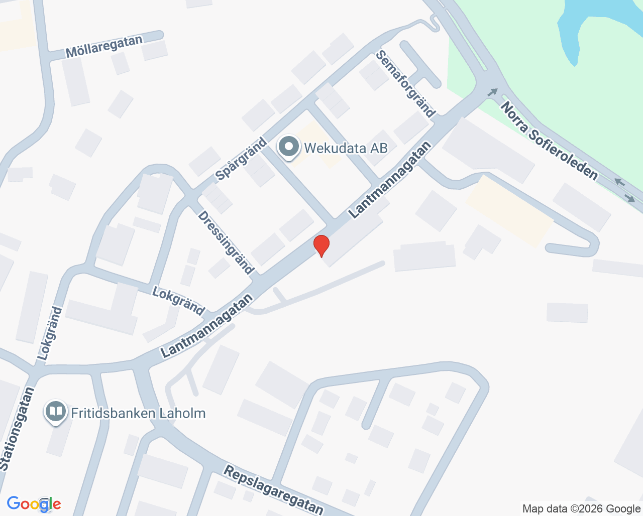 Karta till Enh för flerspråkighet, Laholm