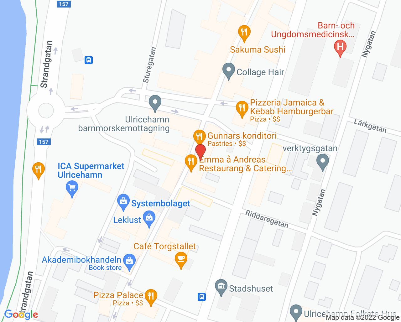 Karta till Teamtandvården, Ulricehamn