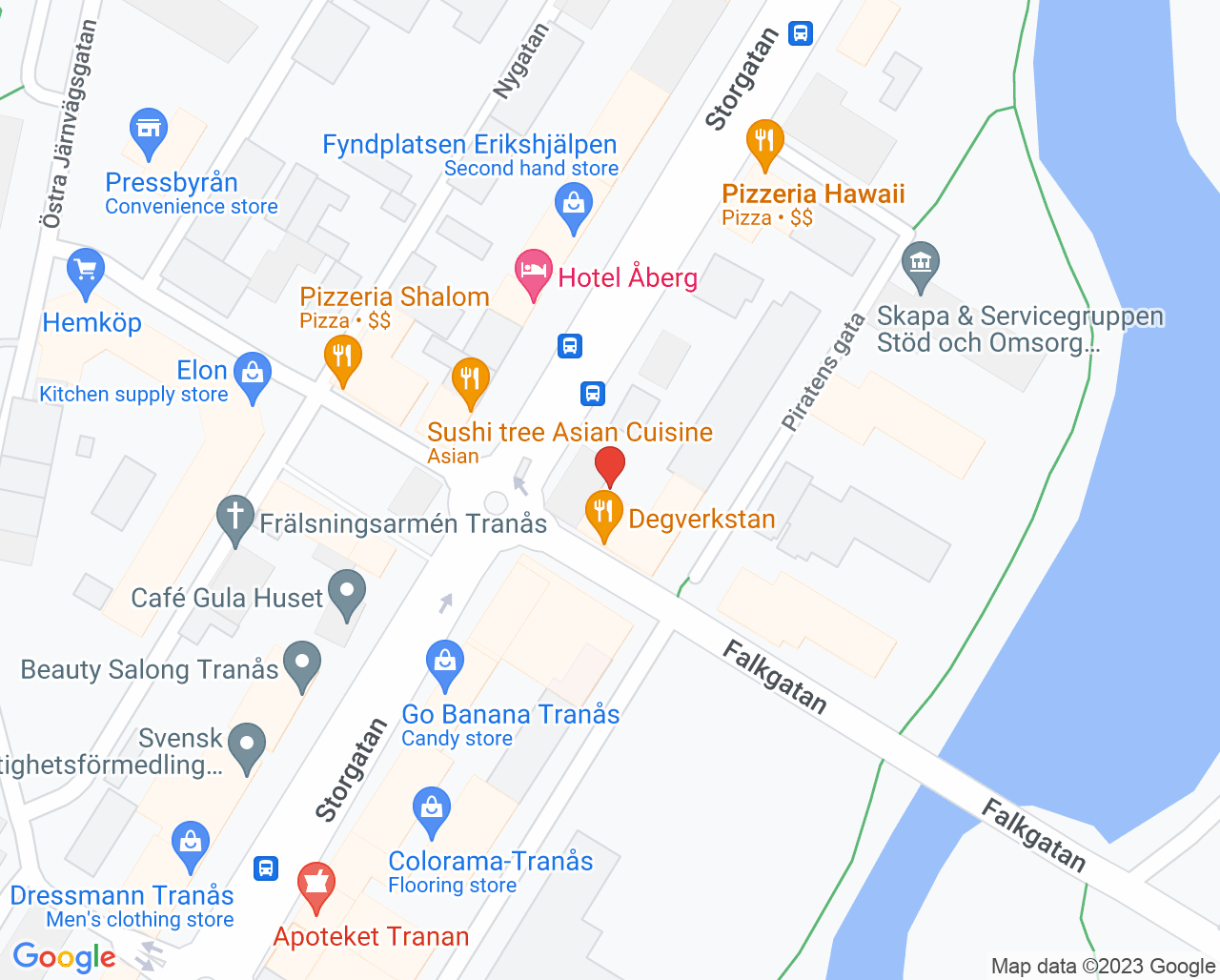 Karta till Tandläkare Per Petersson, Tranås