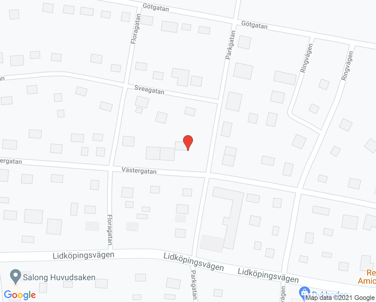 Karta till Dr Stanko Perkovic Spec Läkarmottagning, Götene
