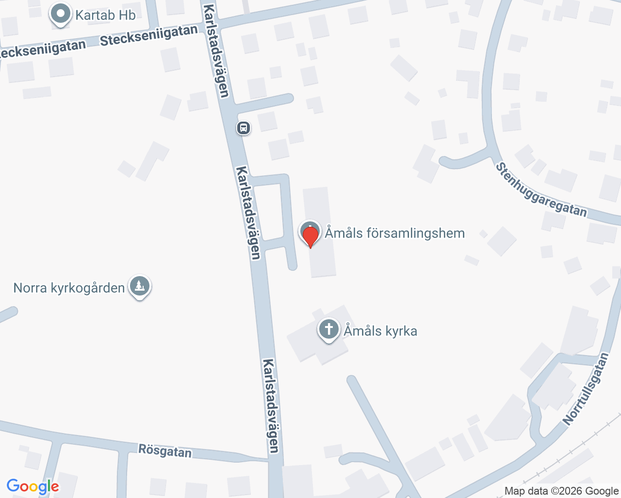 Karta till Doktorbjörn Åmål, Åmål