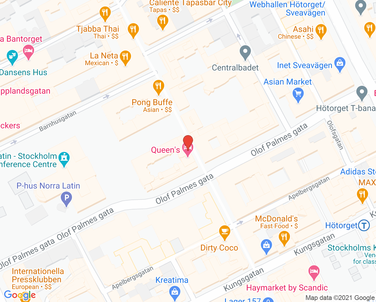 Karta till Ekeberg Dental