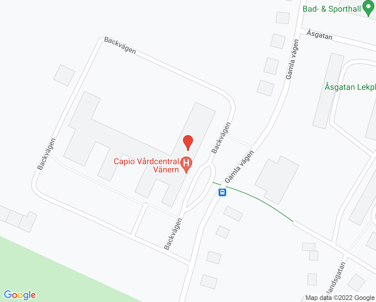 Karta till Folktandvården Grums