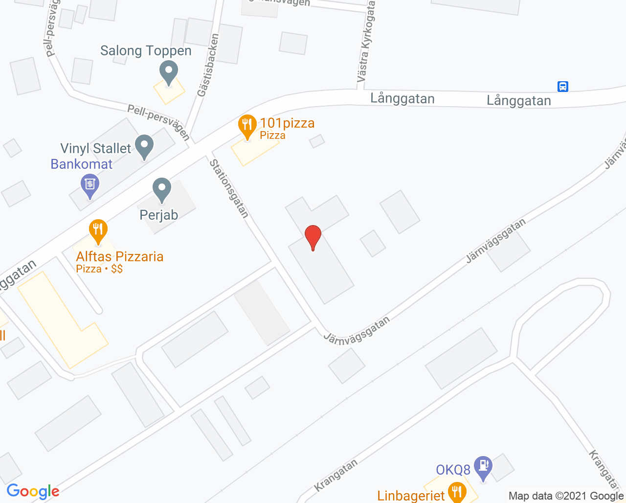 Karta till Barnavårdscentral Alfta Din hälsocentral