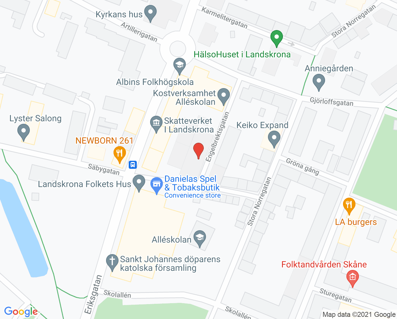 Karta till Smile Landskrona