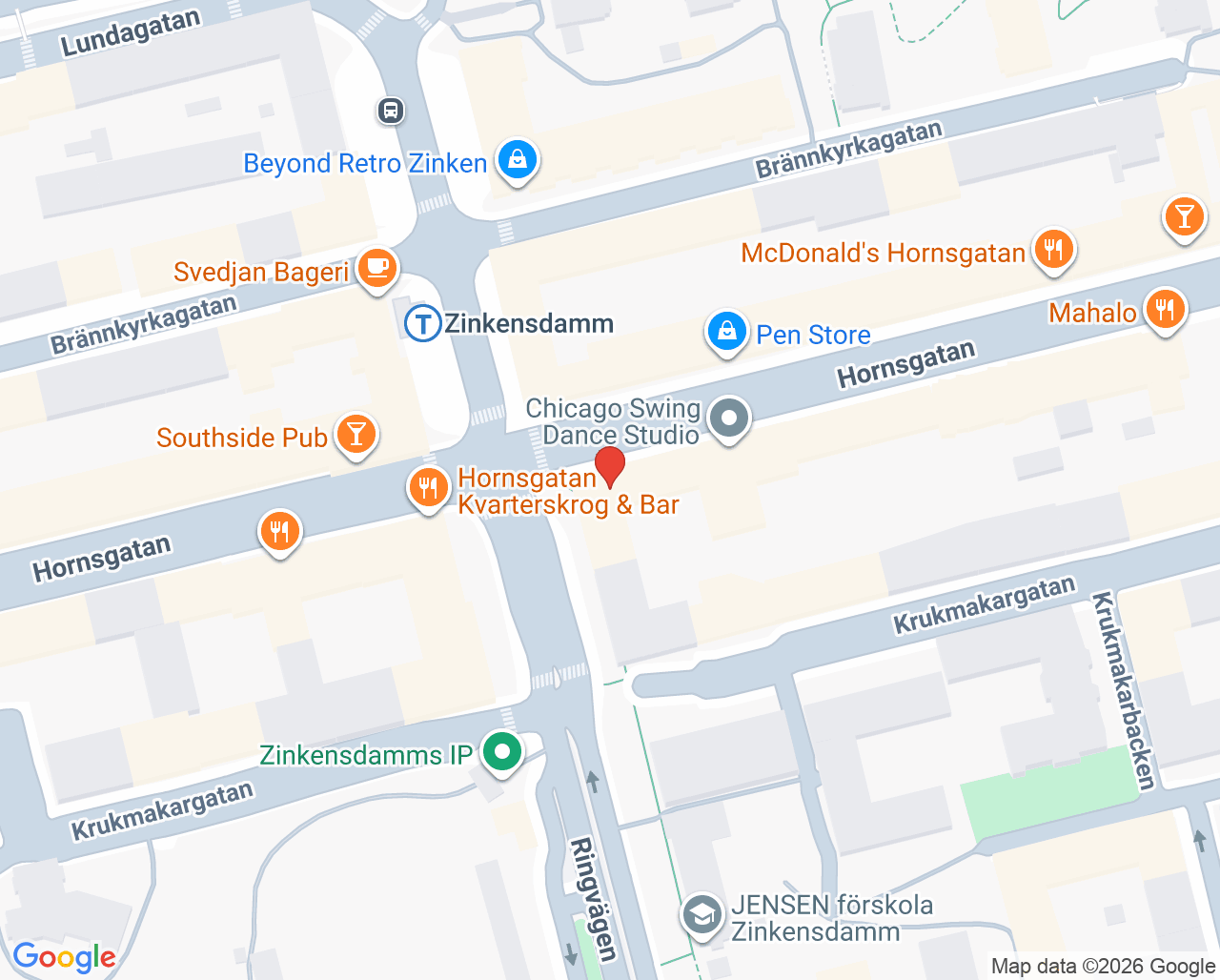 Karta till Vaccin.nu Södermalm