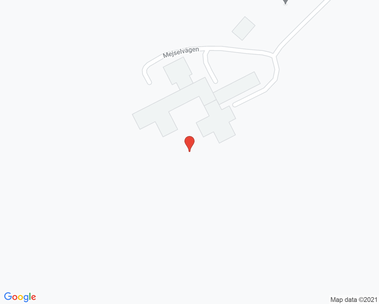 Karta till RPK sluten- och öppenvårdskliniken, Sundsvall