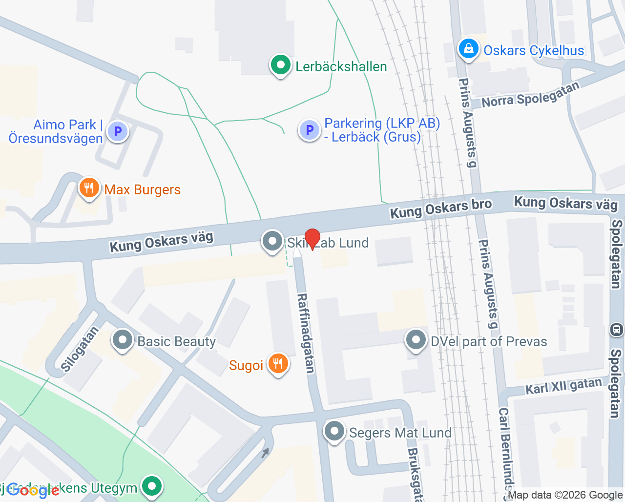 Karta till Praktikertjänst Vaccincenter Varvet Lund, Lund