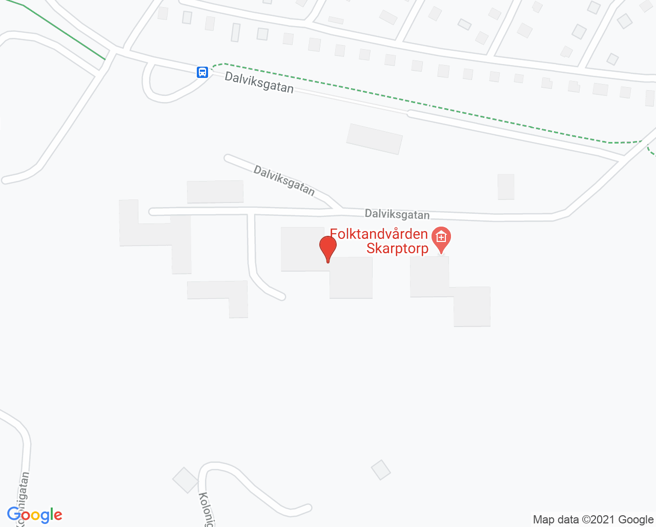 Karta till Folktandvården Skarptorp, Norrköping