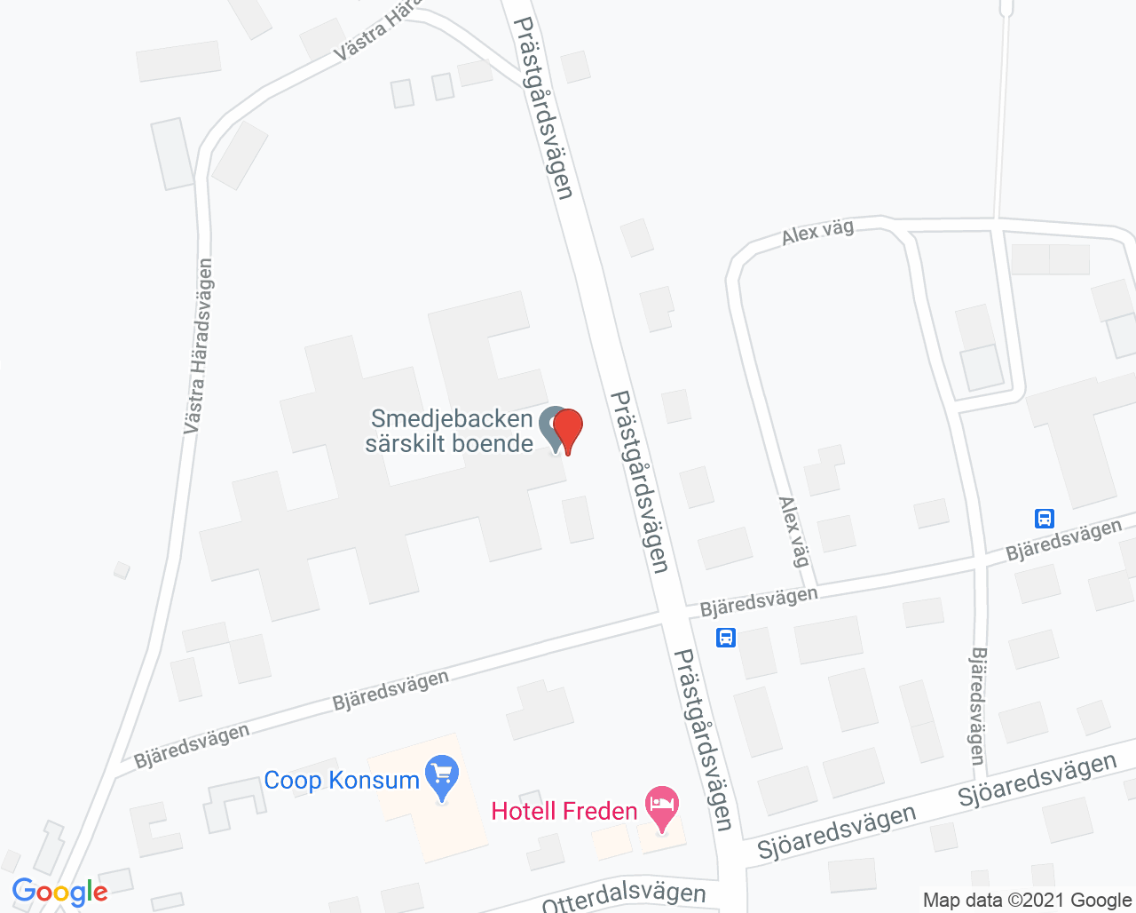 Karta till Folktandvården Knäred