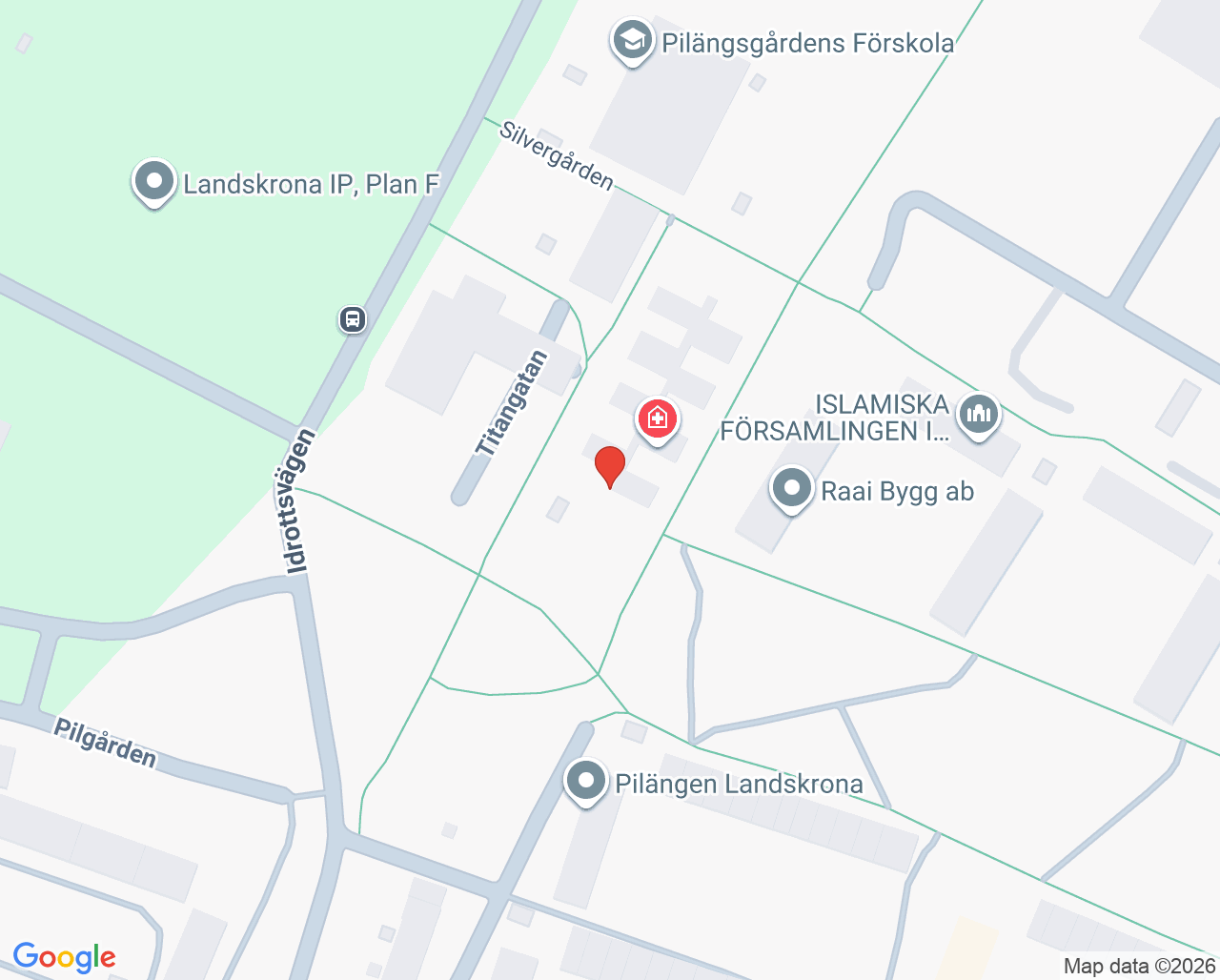 Karta till Barnavårdscentralen Tellus