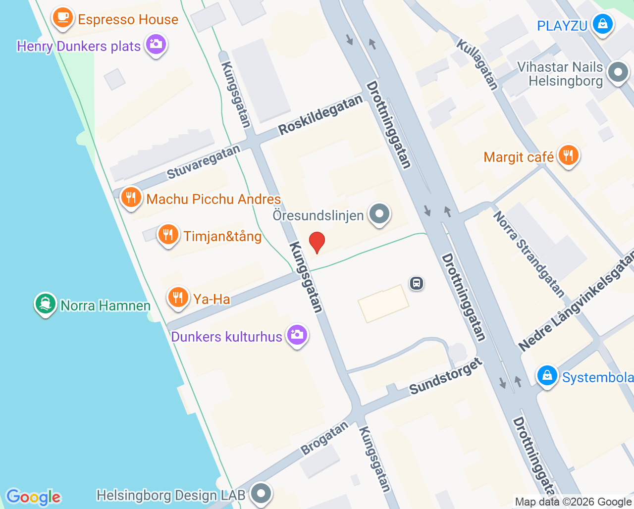 Karta till Wise Living Filial Helsingborg