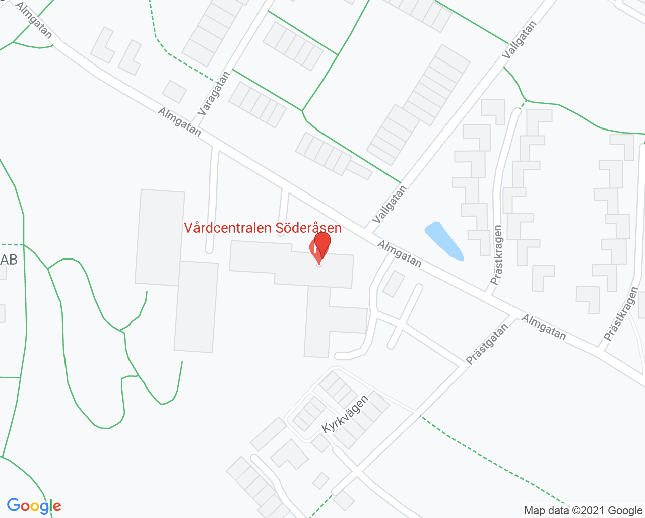 Karta till Annabelles Fotvård