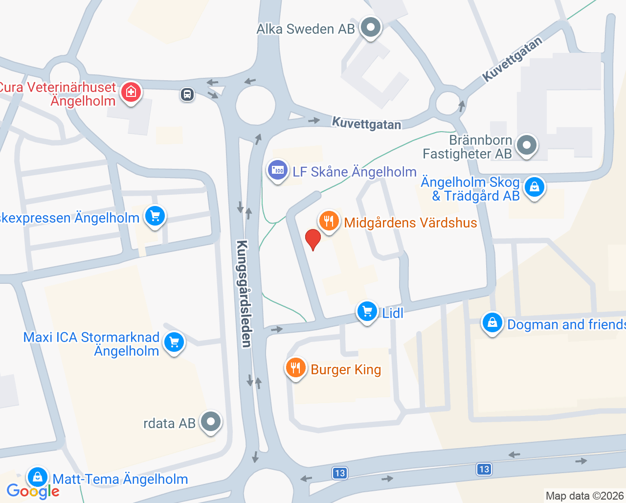 Karta till Mama Mia Ängelholm BMM