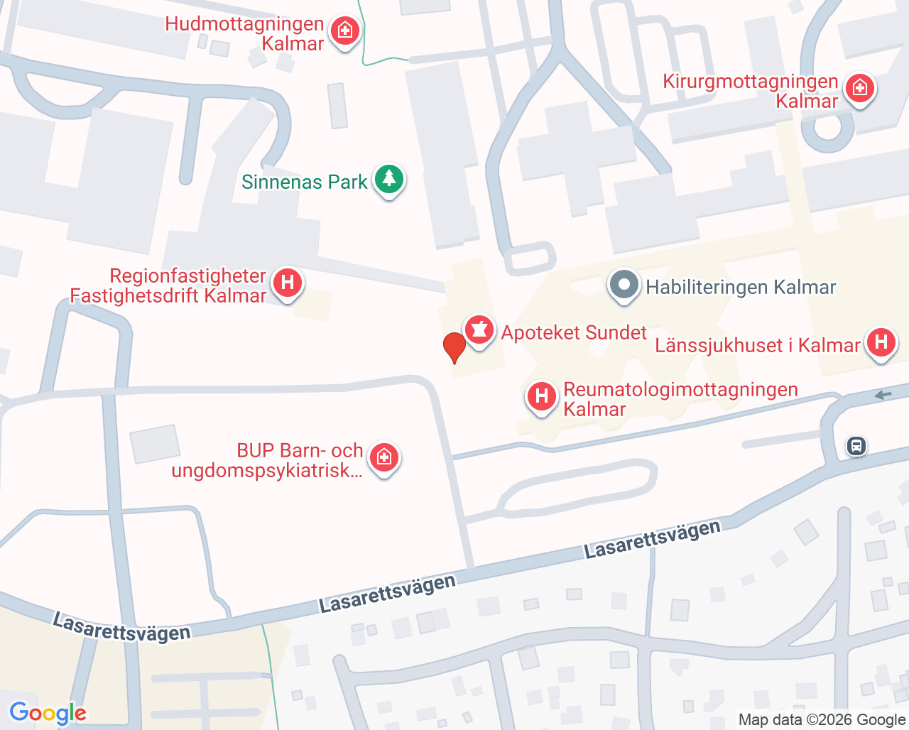 Karta till Kuratorerna Kalmar
