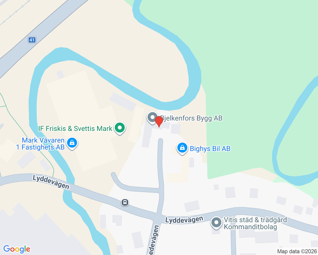 Karta till Fysioterapicentrum Väst AB Erik Vånder, Kinna