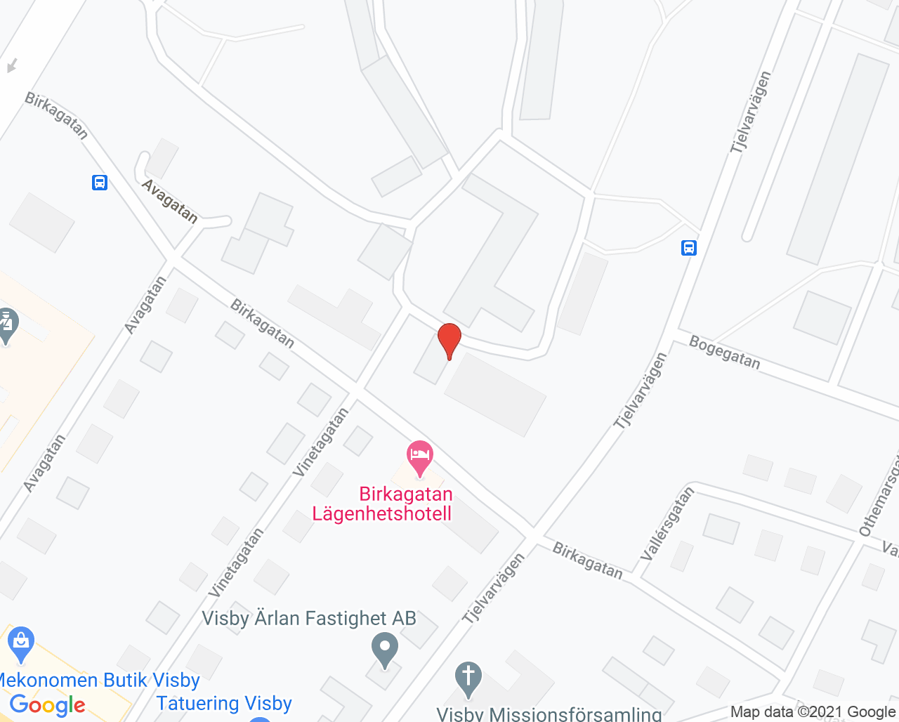 Karta till Habiliteringen, Visby
