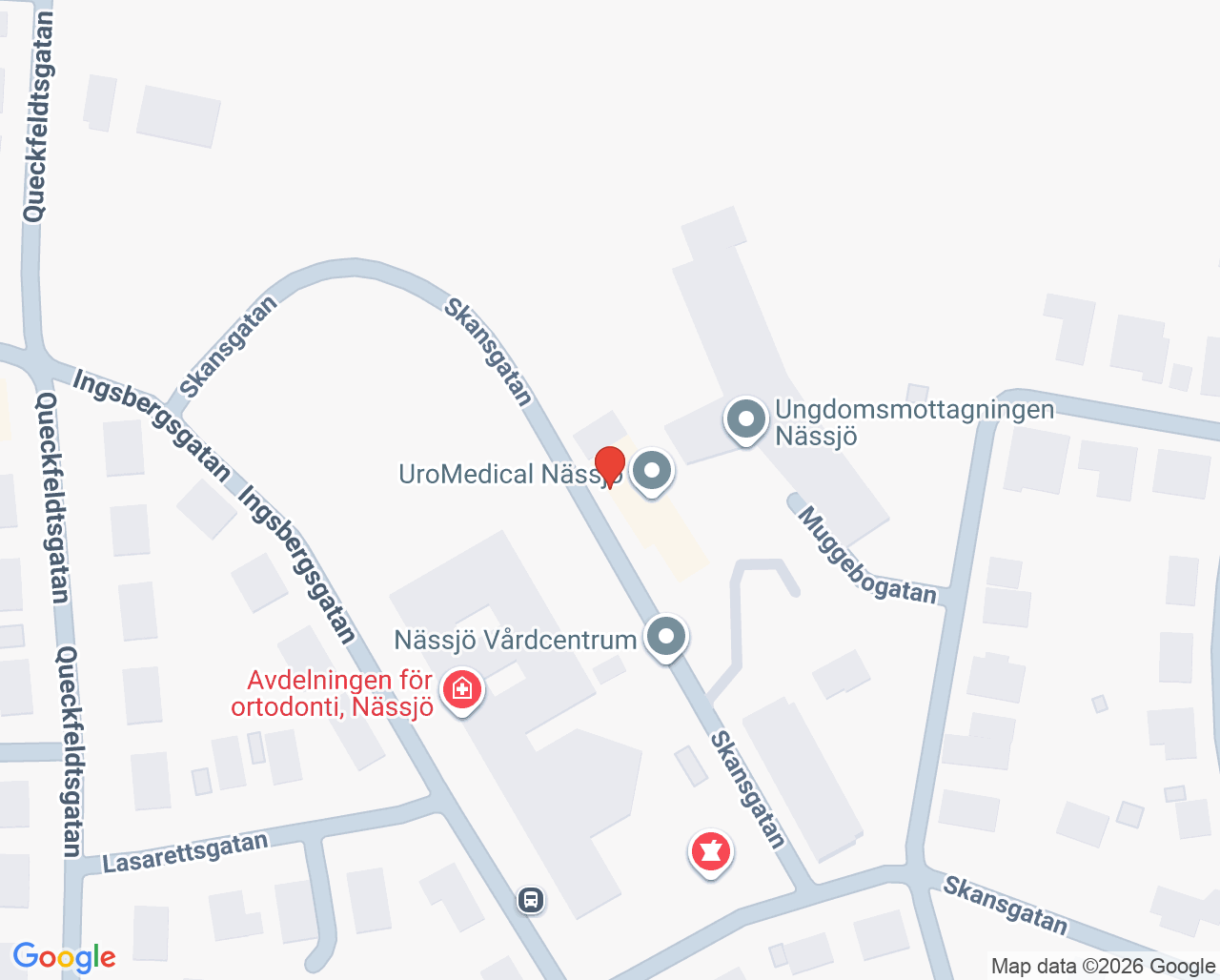 Karta till Barnhälsovården Nässjö