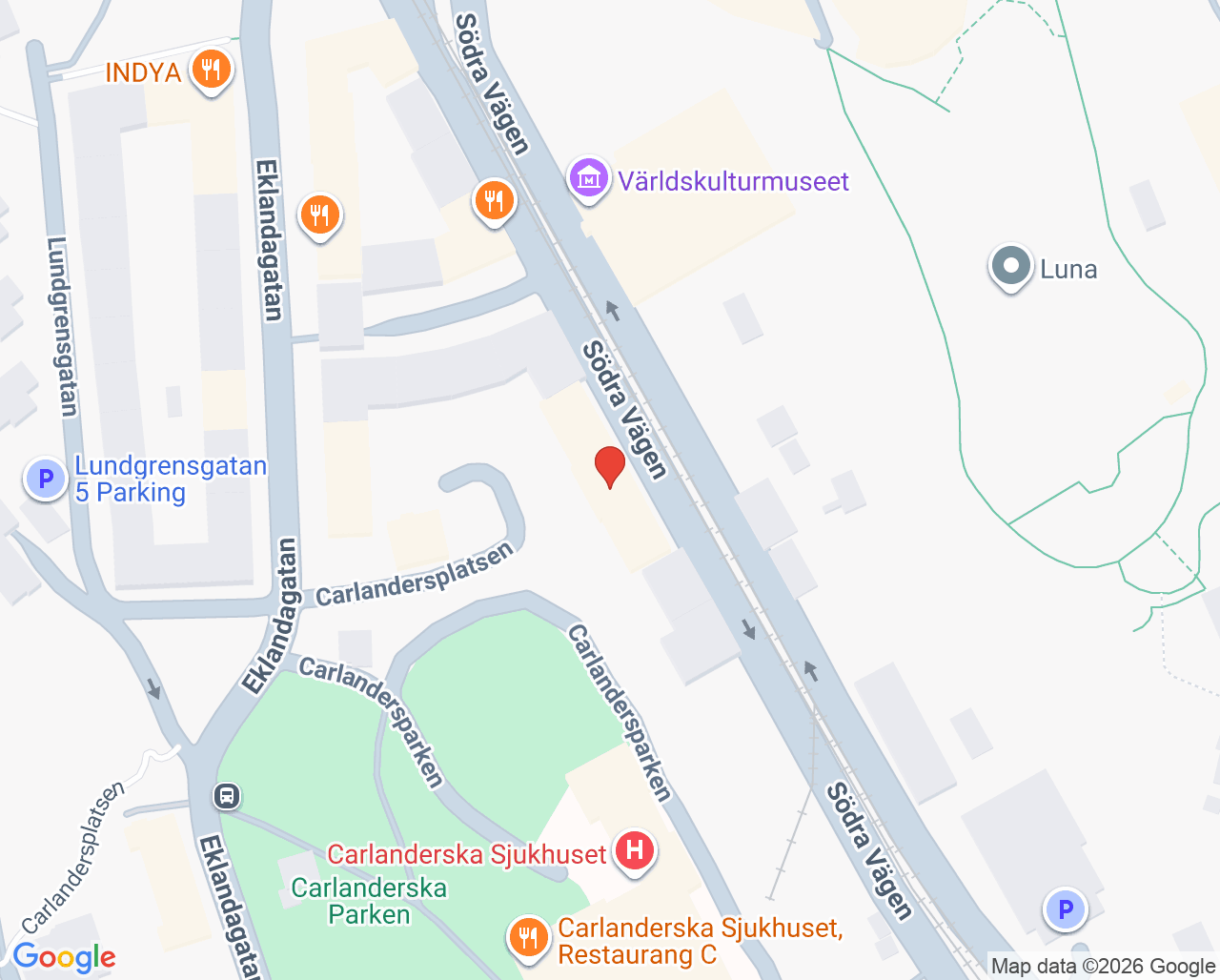 Karta till Skinlaser Clinic