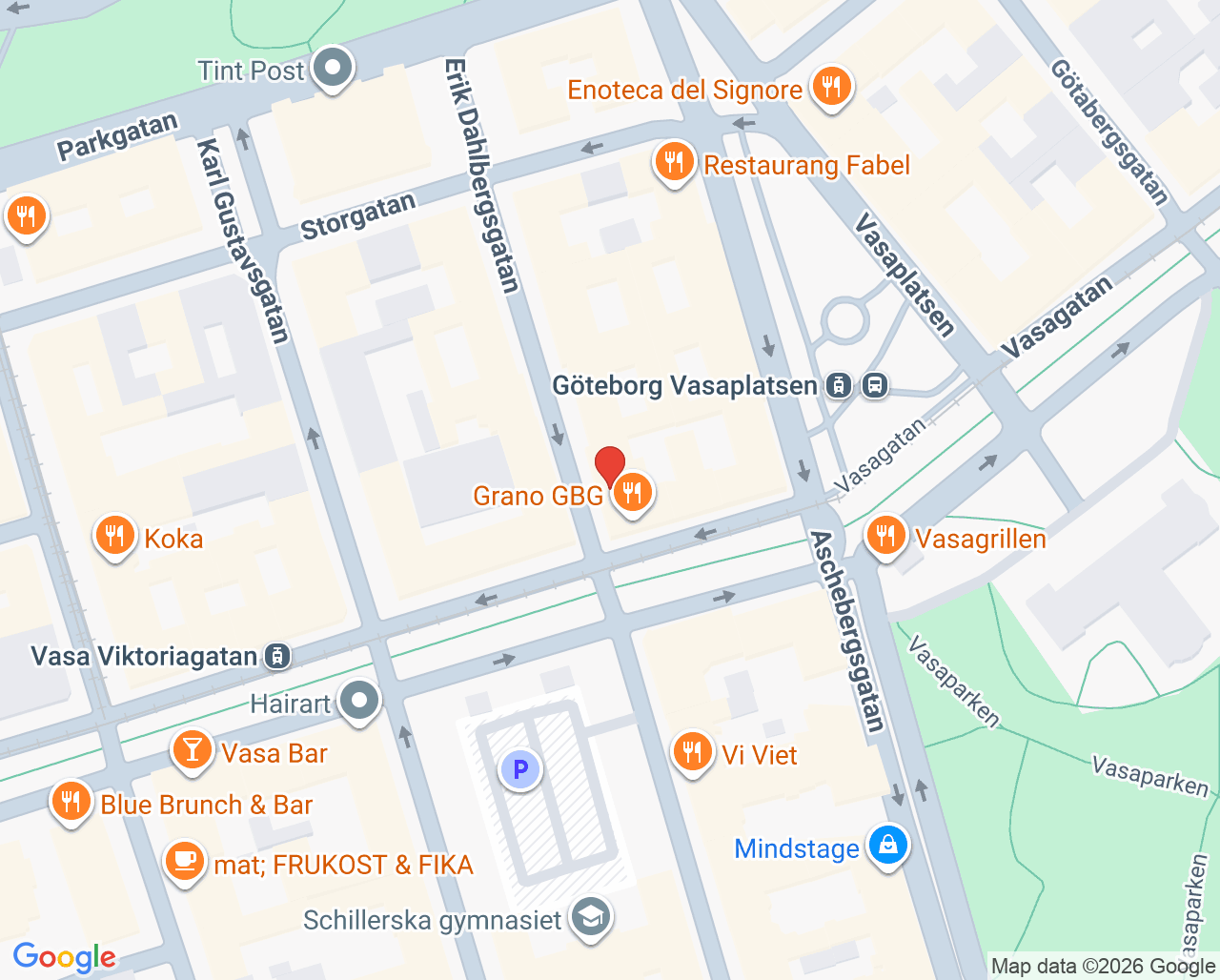 Karta till Smile Specialisttandvård Göteborg