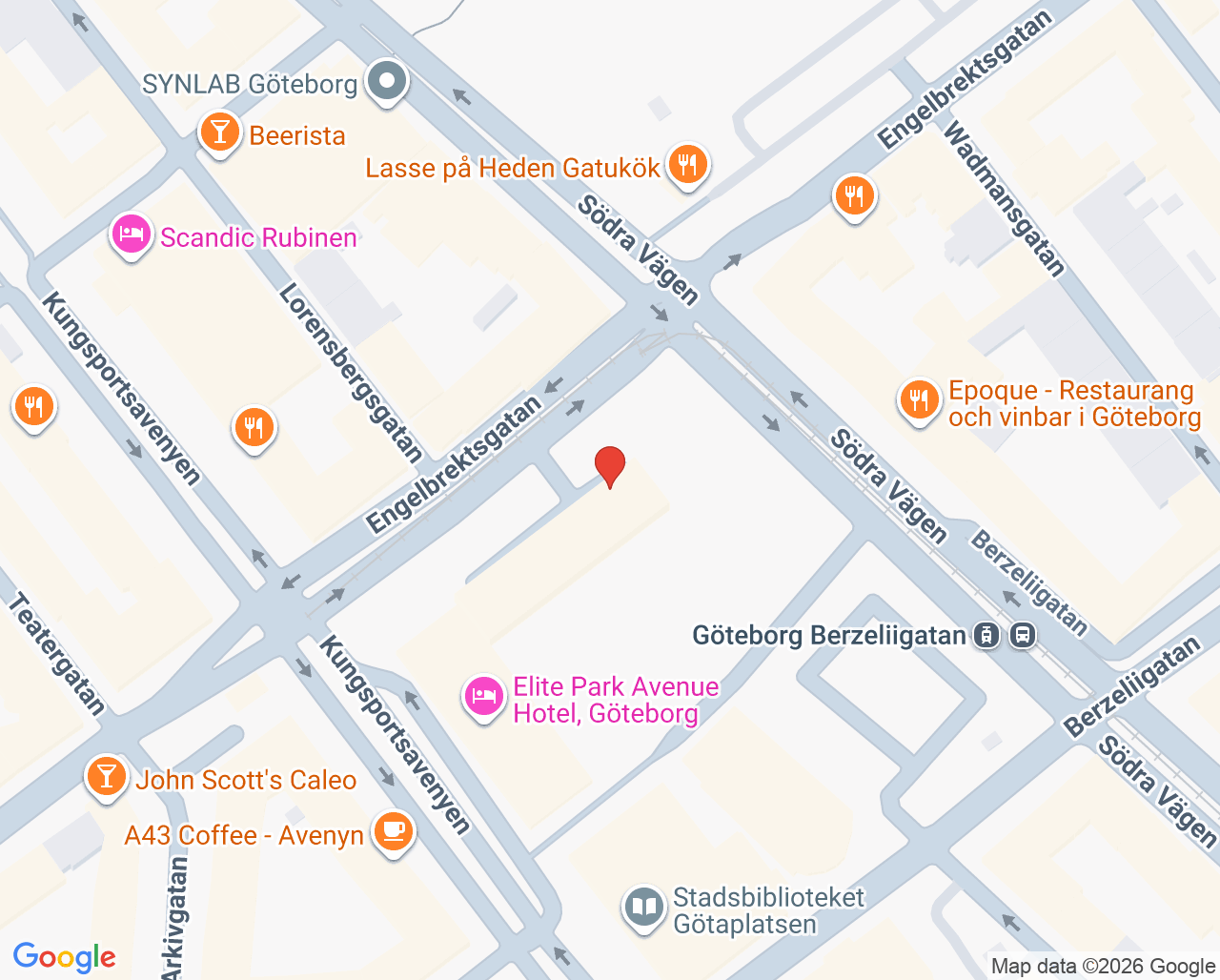 Karta till Naprapat Eva Rytterlund 