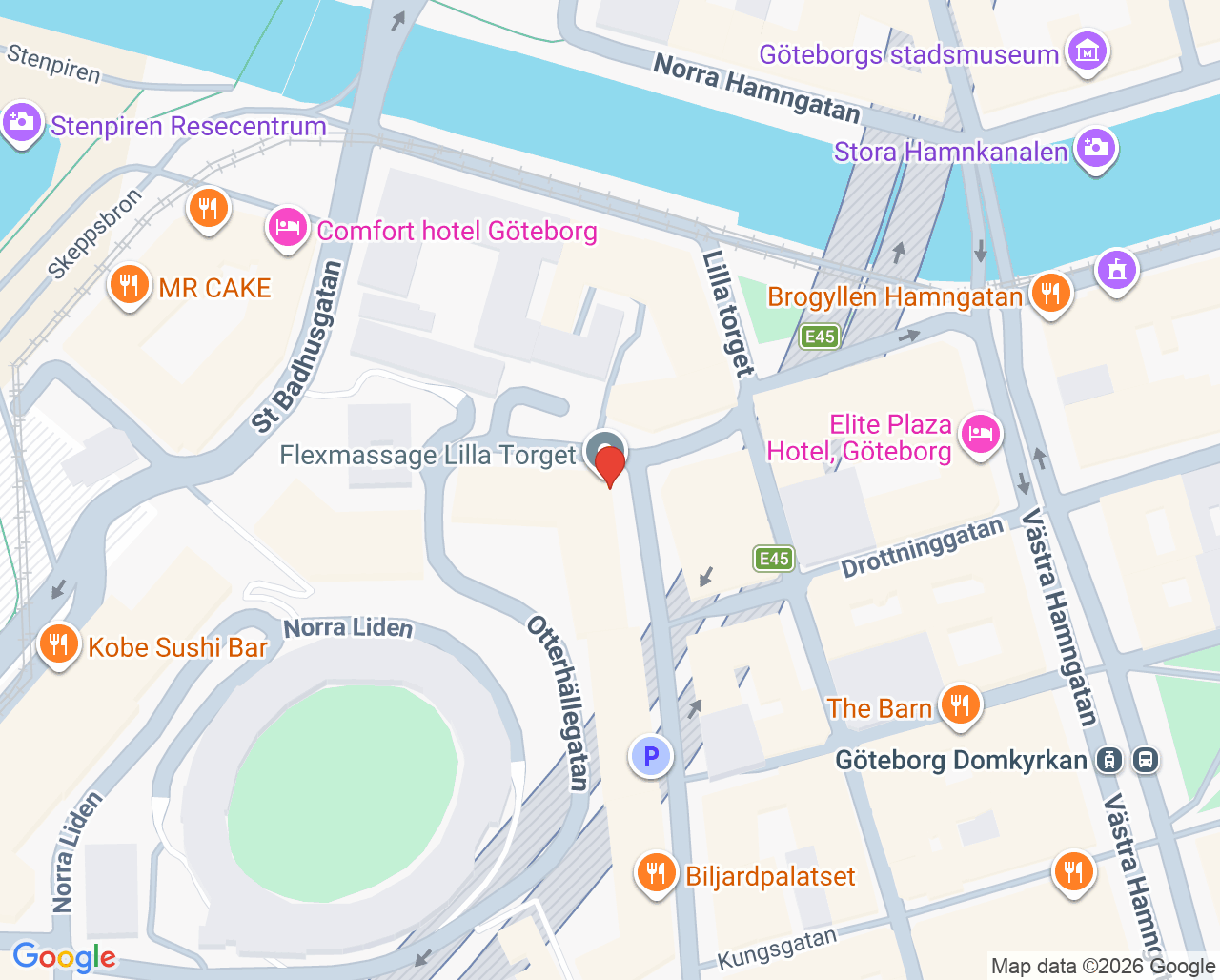 Karta till Mottagning för personlighetssyndrom, Göteborg